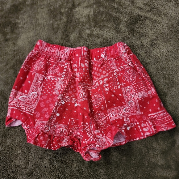 OshKosh B'Gosh Red Bandana Print Two-Piece Set 3T - Picture 7 of 11